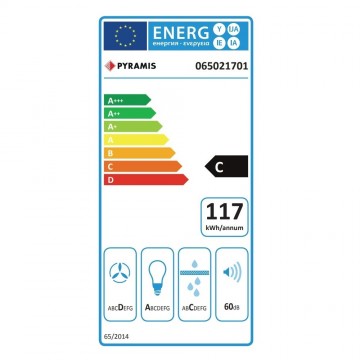 Pyramis Corso 90cm Απορροφητήρας Νησίδας 065021701 Pyramis Corso 90cm Απορροφητήρας Νησίδας 065021701